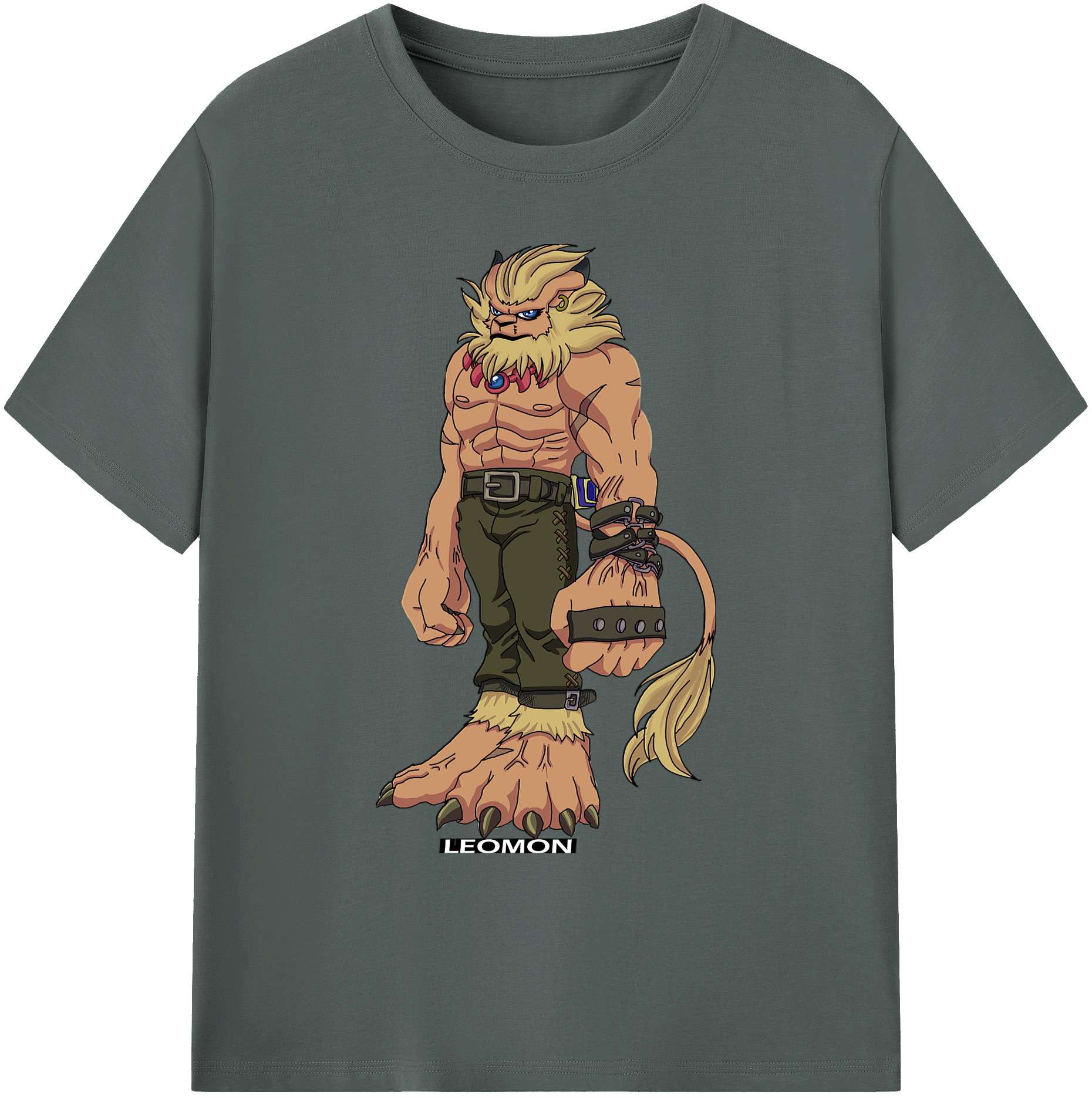 （画像用） Digimon デジタルモンスター/デジモン 綿100％ メンズ半袖Tシャツ｜肌触りやわらか＆通気性